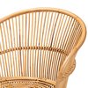 Baxton Studio Narva Modern Bohemian Natural Brown Rattan Accent Chair 211-12766-ZORO